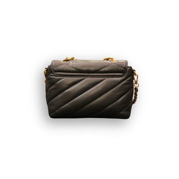 Bolso Puffy Shoulder XL Rue Madam Negro