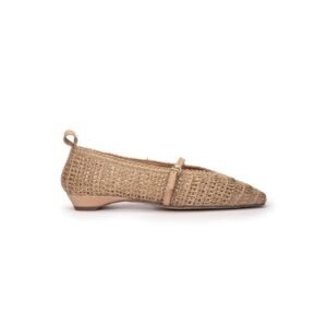 Bailarina Crochet Pedro Miralles Beige/Burdeos