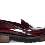 Mocasín burdeos de piel acharolada Pons Quintana 10995.003