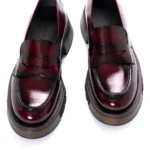 Mocasín burdeos de piel acharolada Pons Quintana 10995.003