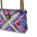 Bolso multicolor Kurt Geiger con estampado y detalle de pelo