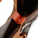 Bolso patchwork marrón de piel Kurt Geiger modelo 5049739019
