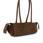 Bolso marrón alargado de ante Kurt Geiger Sloane modelo 5965230209