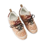 Deportiva animal print Kurt Geiger modelo 5991146019 en tonos beige y camel