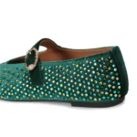 Bailarina verde con cristales Kurt Geiger modelo 6082571789