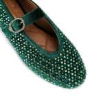 Bailarina verde con cristales Kurt Geiger modelo 6082571789