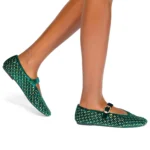 Bailarina verde con cristales Kurt Geiger modelo 6082571789