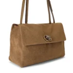 Bolso camel de ante Kurt Geiger Chelsea modelo 6154033209