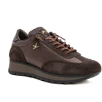 Deportiva Cetti C-1381 coffee en ante con acabado metalizado Frase clave: deportiva Cetti C-1381 coffee