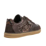 Deportiva Cetti C-848 coffee de ante con detalle efecto coco