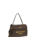 Bolso grande marrón topo trenzado Rue Madam Paris Les Jours XL Motif
