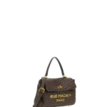 Bolso pequeño marrón topo trenzado Rue Madam Paris Les Jours XS Motif