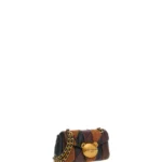 Bolso pequeño patchwork multicolor Rue Madam Paris Puffy XS Patchwork
