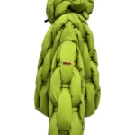 Chaqueta acolchada verde oliva Angela de Dichi con capucha