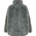 Chaqueta gris Dena de Dichi con acabado de pelo