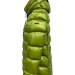 Abrigo acolchado verde oliva Leva de Dichi con capucha