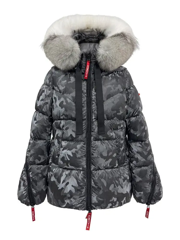 Chaqueta camuflaje negro